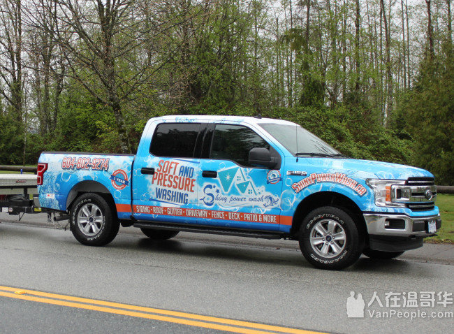 专业屋顶清洗/除青苔/三年质保，外墙与地面清洗，专业设备，保险齐全，Shiny Power Wash