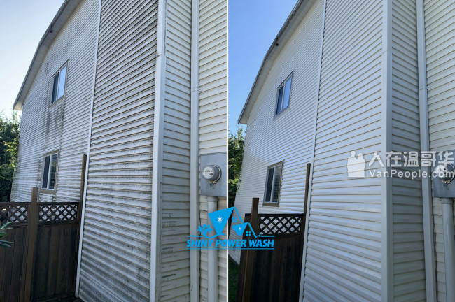 专业屋顶清洗/除青苔/三年质保，外墙与地面清洗，专业设备，保险齐全，Shiny Power Wash