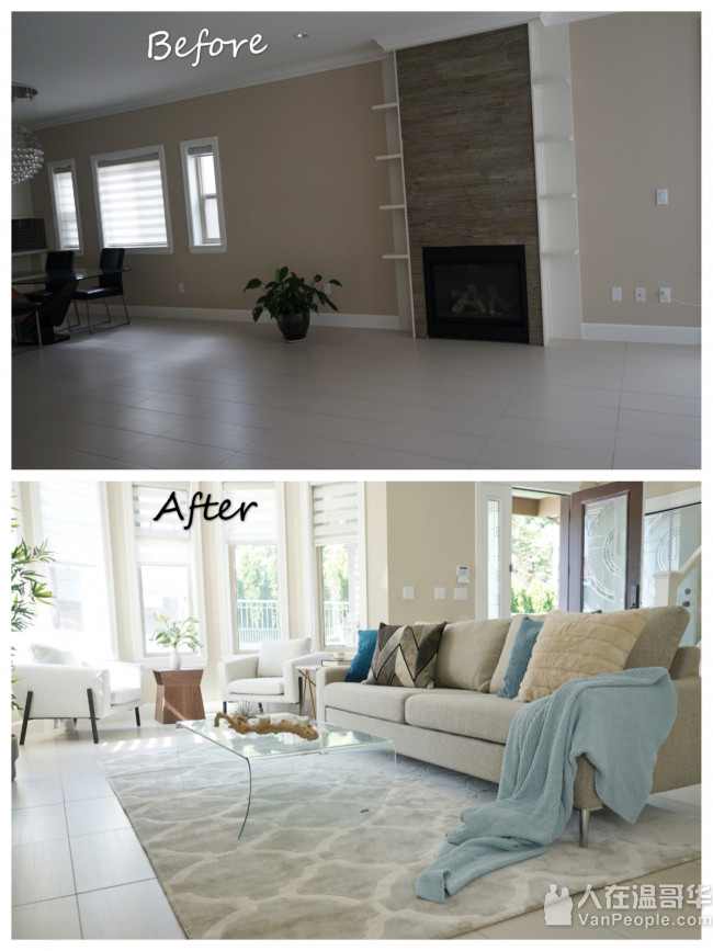 【REN Home Staging】大温专业房屋售前装饰公司,室内软装+搭配+美化