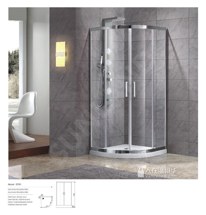 厂家直销:淋浴房，shower door, 浴缸，Bathtub,龙头，定制玻璃，镜子，Sinks