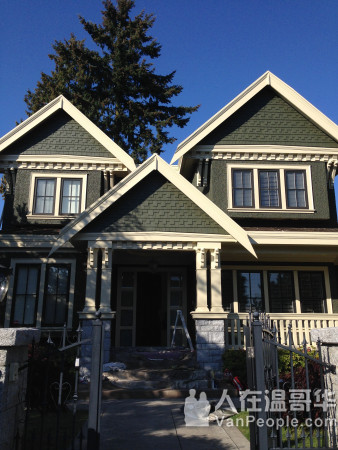 美达专业油漆公司：内外油漆，高压清洗，手工精细，价钱合理。