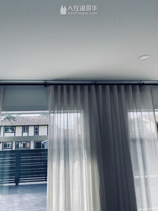 温哥华森然窗饰专业订做布艺窗帘百叶窗卷帘防蚊纱窗纱门