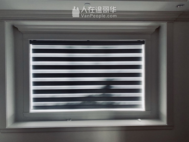 温哥华森然窗饰专业订做布艺窗帘百叶窗卷帘防蚊纱窗纱门