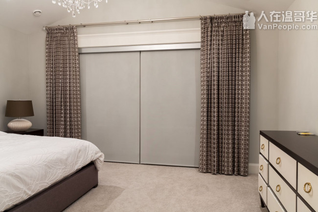 温哥华森然窗饰专业订做布艺窗帘百叶窗卷帘防蚊纱窗纱门