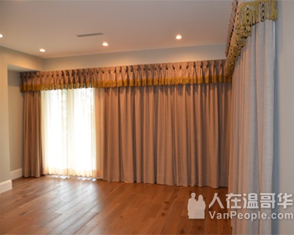 温哥华完美窗帘公司--- 10年专业经验设计定制安装高档布艺