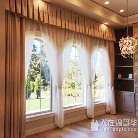 温哥华完美窗帘公司--- 10年专业经验设计定制安装高档布艺