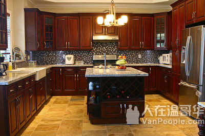 温哥华橱柜公司-专业销售、安装实木橱柜，卫生间柜以及各种台面！价格合理~