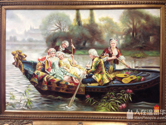 天盈画廊：风景油画、人物油画 画框 木线条 弓板画 工艺品。可裱油画、国画、十字绣、想、相片··· 