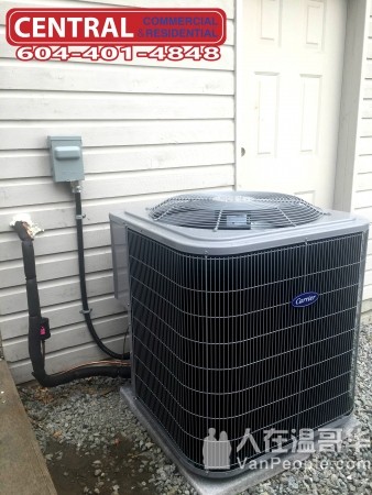 Central 中央水暖电工 专业冷暖气系统公司 政府牌照 604-401-4848