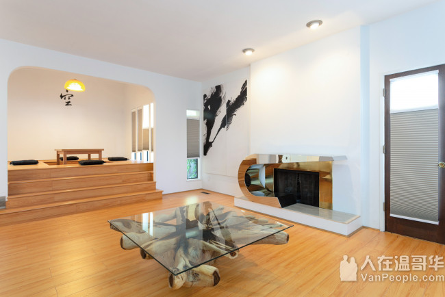 列治文中心地带House出租 长短租均可。日式现代设计风格 环境舒适优雅