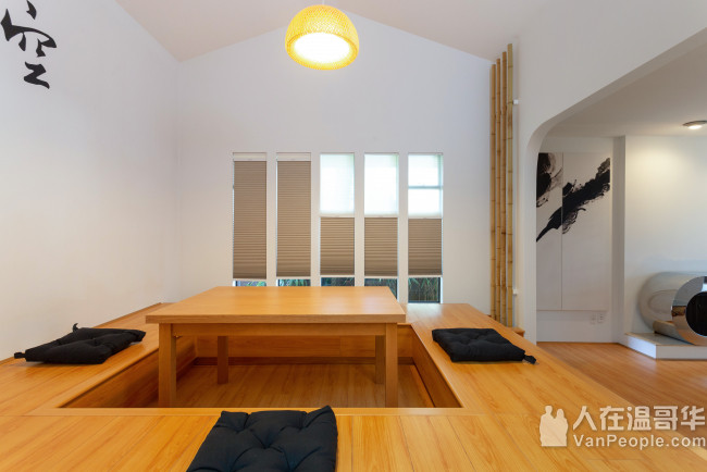 列治文中心地带House出租 长短租均可。日式现代设计风格 环境舒适优雅