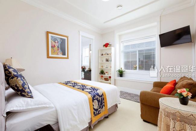 温哥华家庭旅馆，列治文豪华雅致别墅家庭旅馆，让你舒适到加！7788897779