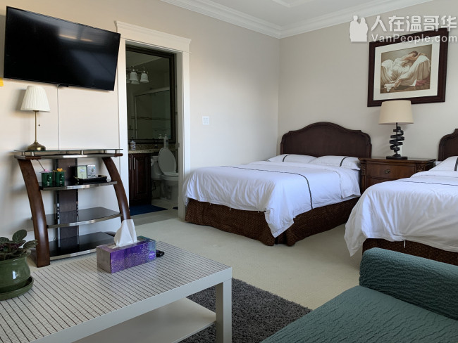 温哥华家庭旅馆，列治文豪华雅致别墅家庭旅馆，让你舒适到加！7788897779