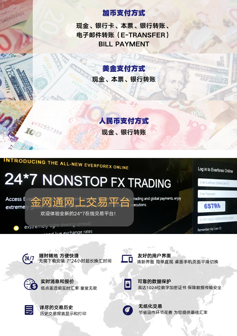 汇联换汇 货币兑换 人民币高速汇款 金网通换汇网上交易平台